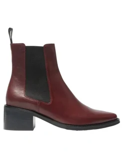 Jane Debster Federal Boots in Wine Glove