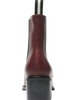 Jane Debster Federal Boots in Wine Glove