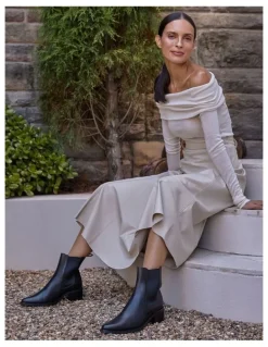 Jane Debster Federal Boots in Black Glove