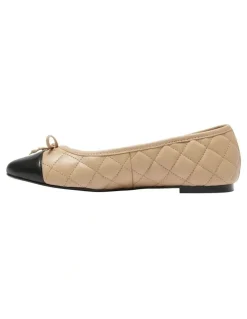 Jane Debster Fifi Flat Shoes in Beige