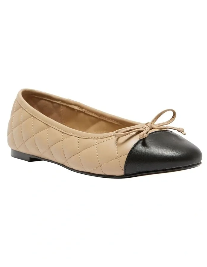 Jane Debster Fifi Flat Shoes in Beige