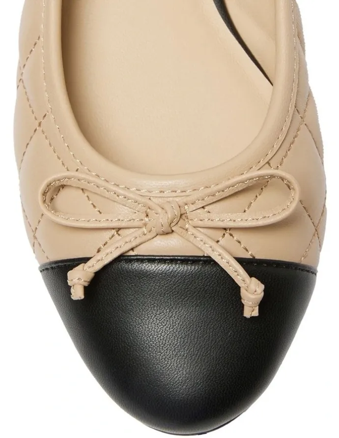 Jane Debster Fifi Flat Shoes in Beige