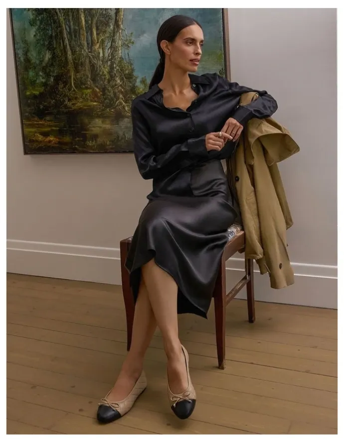 Jane Debster Fifi Flat Shoes in Beige