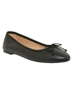 Jane Debster Fonteyn Flat Shoes in Black Glove