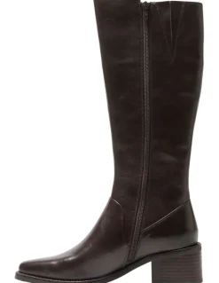 Jane Debster Fortress Knee Boots in Chocolate Glove