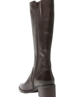 Jane Debster Fortress Knee Boots in Chocolate Glove