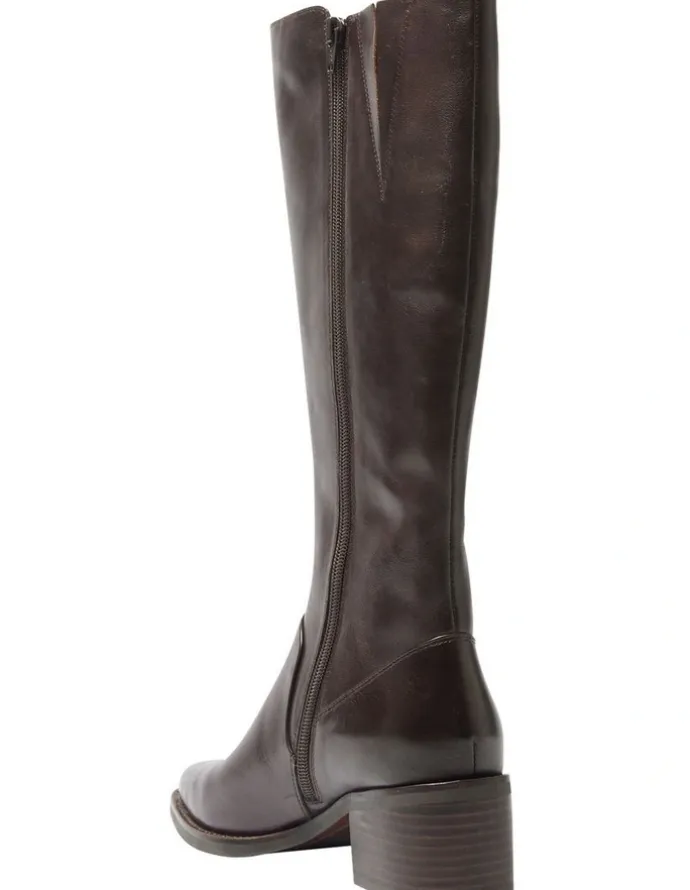 Jane Debster Fortress Knee Boots in Chocolate Glove