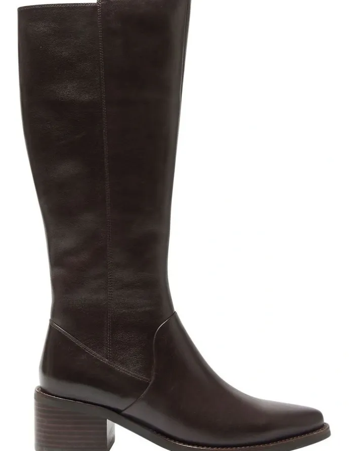 Jane Debster Fortress Knee Boots in Chocolate Glove