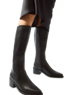 Jane Debster Fortress Knee Boots in Black Glove