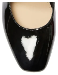 Jane Debster Freda Blallet Flats in Black Patent Leather