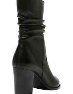 Jane Debster Gibson Leather Boots in Black