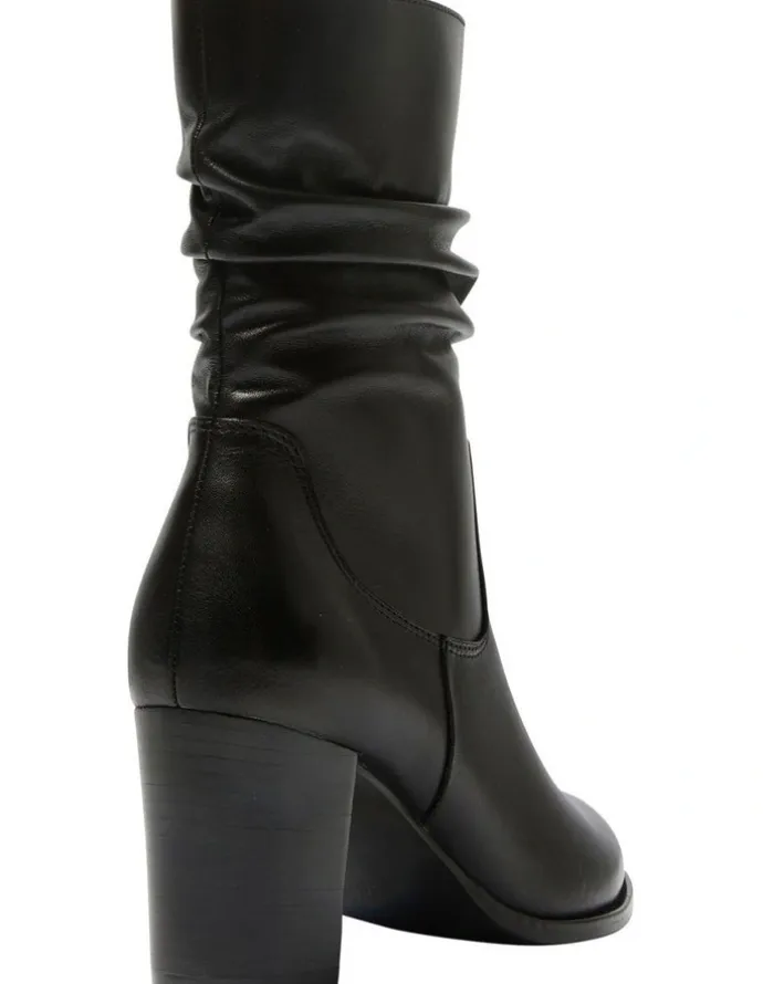 Jane Debster Gibson Leather Boots in Black