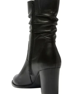 Jane Debster Gibson Leather Boots in Black