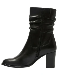Jane Debster Gibson Leather Boots in Black