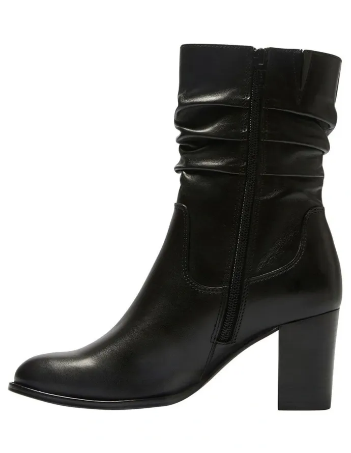 Jane Debster Gibson Leather Boots in Black