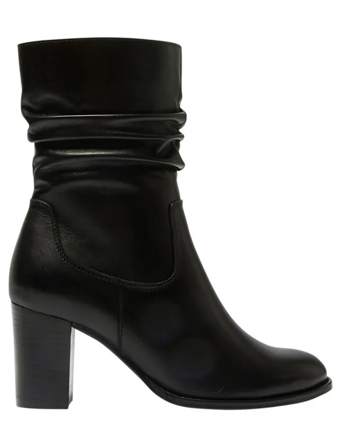 Jane Debster Gibson Leather Boots in Black