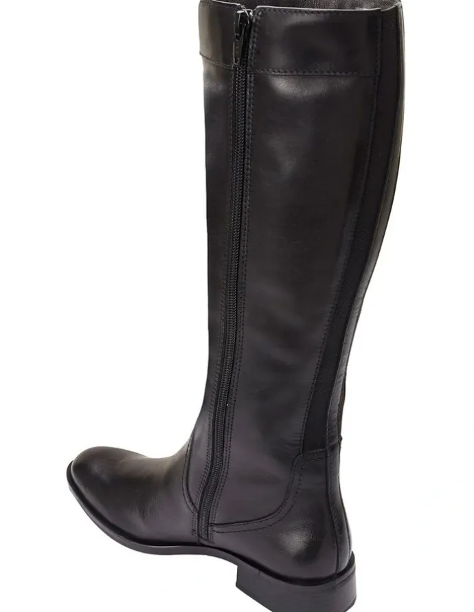 Jane Debster Irwin Black Hi Shine Boots