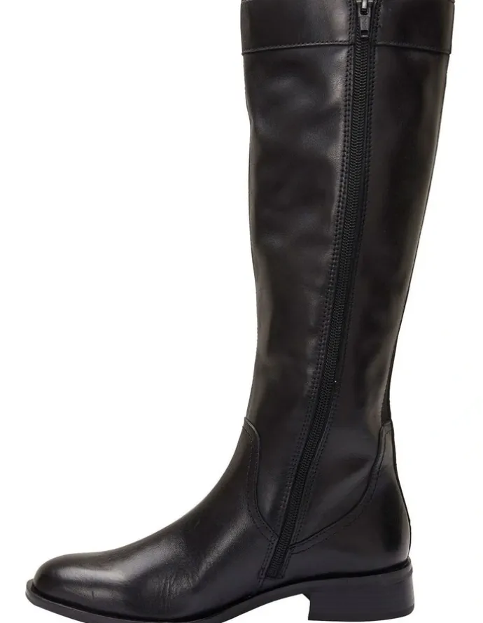 Jane Debster Irwin Black Hi Shine Boots