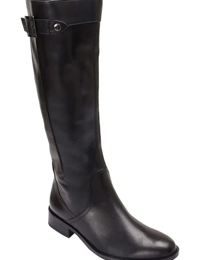 Jane Debster Irwin Black Hi Shine Boots