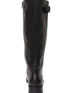 Jane Debster Irwin Black Hi Shine Boots