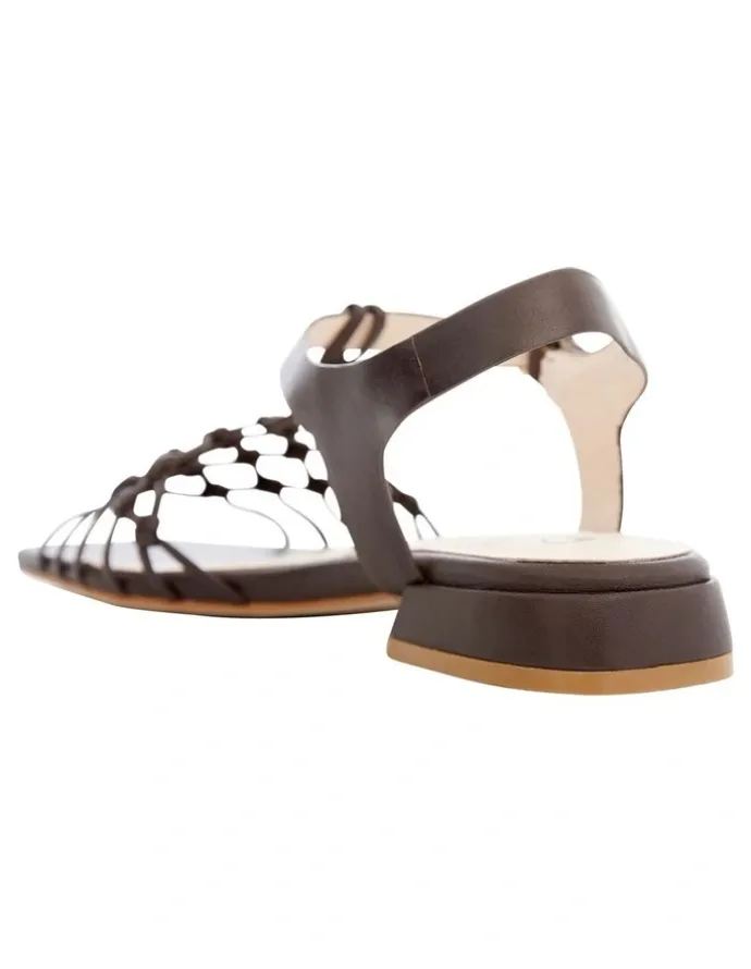 Jane Debster Magnolia Sandals in Chocolate Weave