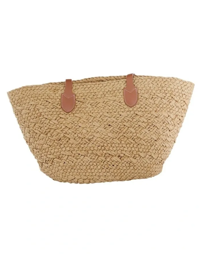 Jane Debster Munich Bag in Tan/Neutral Raffia
