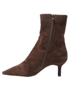 Jane Debster Rogue Boots in Chocolate Suede