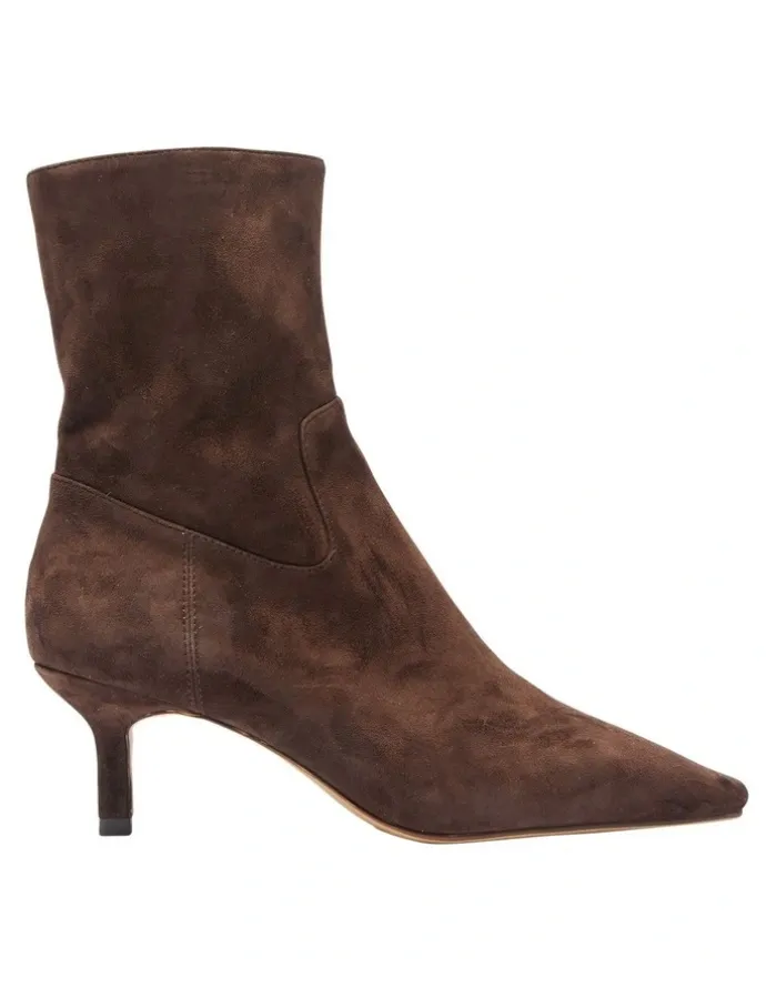Jane Debster Rogue Boots in Chocolate Suede