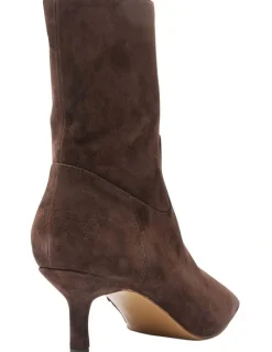 Jane Debster Rogue Boots in Chocolate Suede