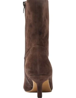 Jane Debster Rogue Boots in Chocolate Suede