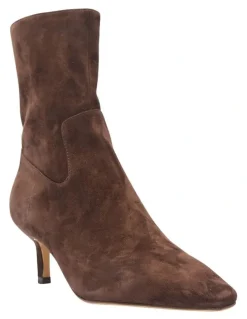 Jane Debster Rogue Boots in Chocolate Suede