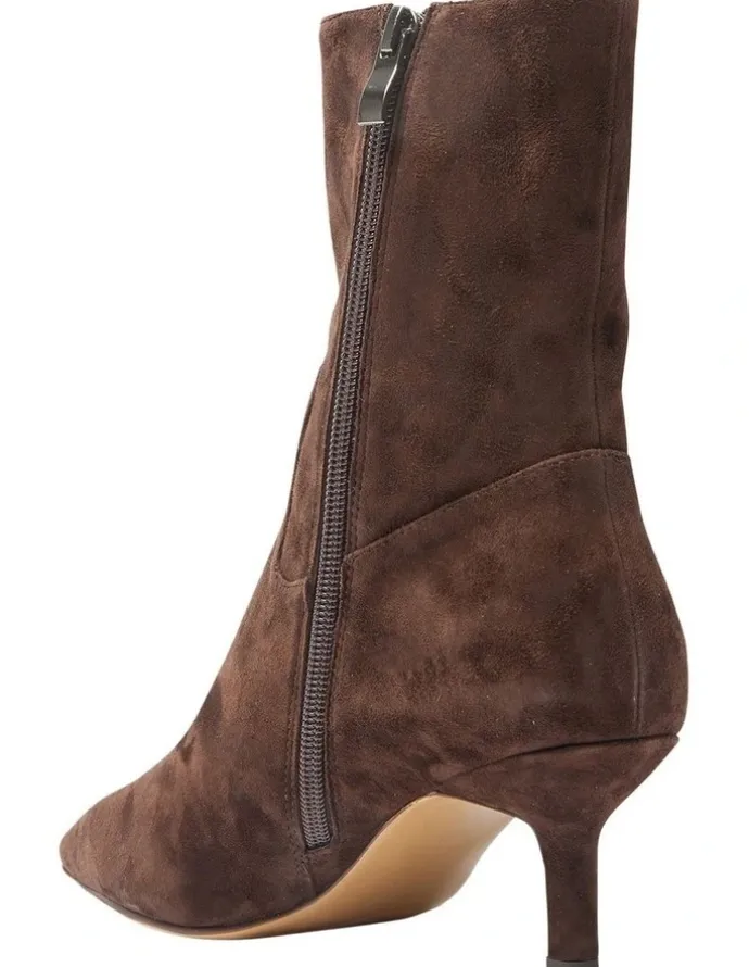 Jane Debster Rogue Boots in Chocolate Suede