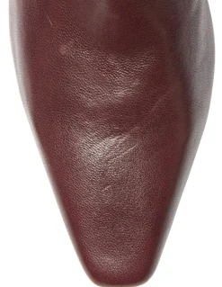 Jane Debster Rogue Boots in Wine Leather