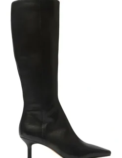 Jane Debster Roulette Boots in Black Leather