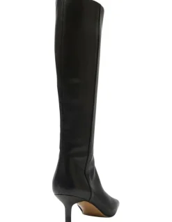 Jane Debster Roulette Boots in Black Leather