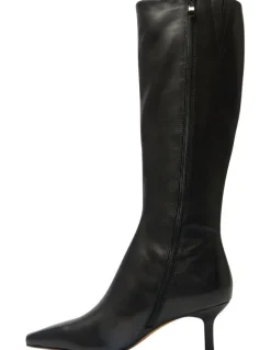 Jane Debster Roulette Boots in Black Leather
