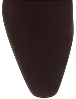 Jane Debster Vanta Boots in Chocolate Suede