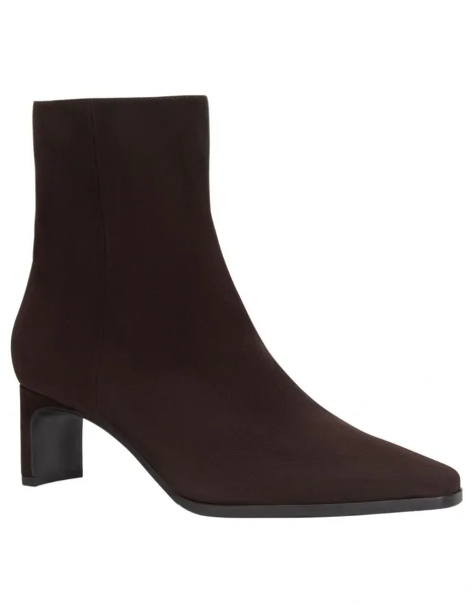 Jane Debster Vanta Boots in Chocolate Suede
