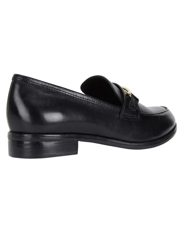 Jane Debster Wallis Black Hi Shine Flat Shoes