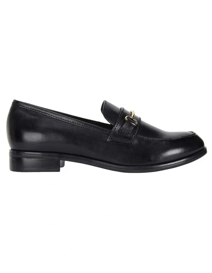 Jane Debster Wallis Black Hi Shine Flat Shoes