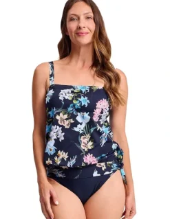 Jantzen Aster Bandeau Blouson Singlet and Multi Floral Print