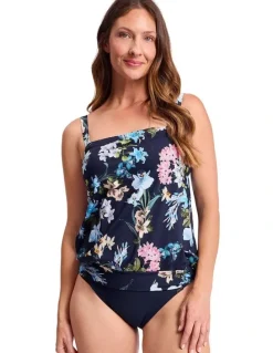 Jantzen Aster Bandeau Blouson Singlet and Multi Floral Print