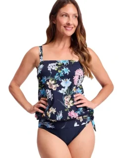 Jantzen Aster Bandeau Blouson Singlet and Multi Floral Print