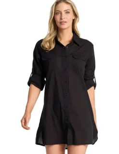 Jantzen Classic Longline Shirt in Black