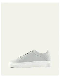 Jo Mercer Campbell Leather Sneakers in Dusk Blue