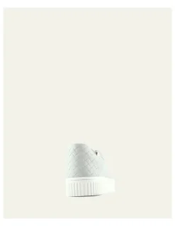 Jo Mercer Campbell Leather Sneakers in Dusk Blue