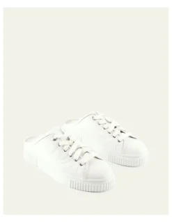 Jo Mercer Capri Leather Sneakers in White