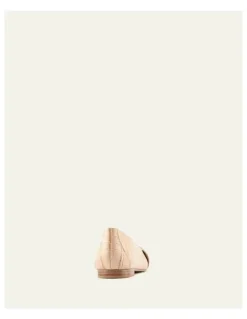 Jo Mercer Demetri Dress Flats in Beige Croc