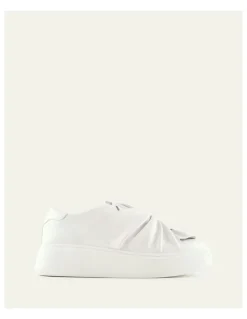 Jo Mercer Edie Leather Sneakers in White
