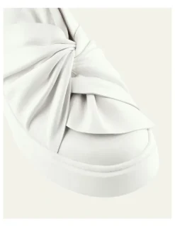 Jo Mercer Edie Leather Sneakers in White